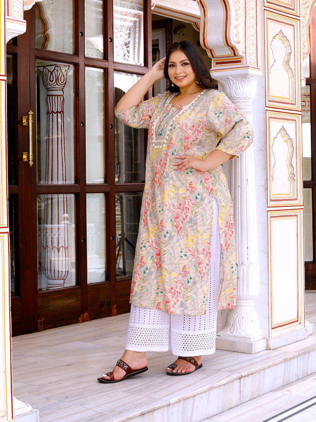 Pink Kurta Set