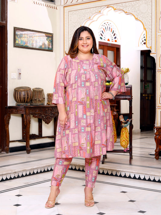 Pink Kurta Set