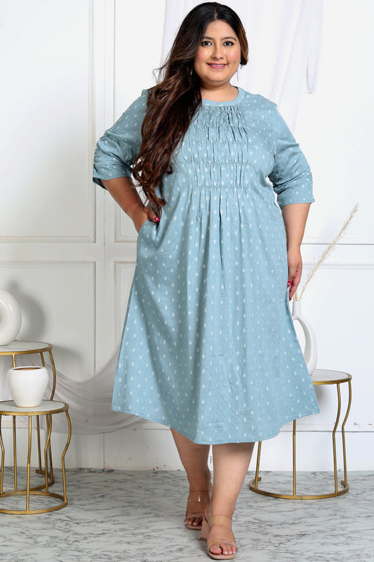 Women Nighty ( Aqua Blue )